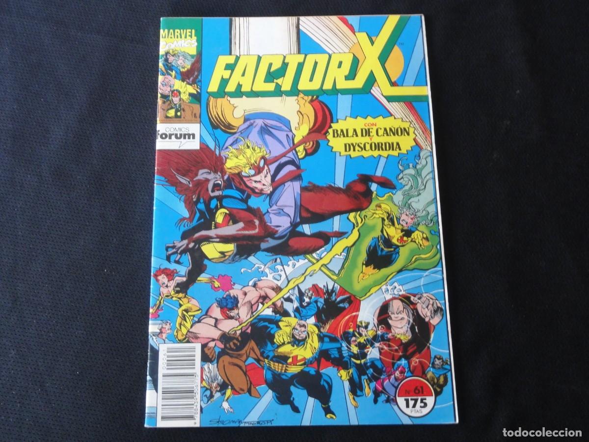 C&oacute;mics: FACTOR X N&ordm; 61. VOLUMEN 1. 1988-1995. MARVEL COMICS FORUM. C-3B - Foto 1