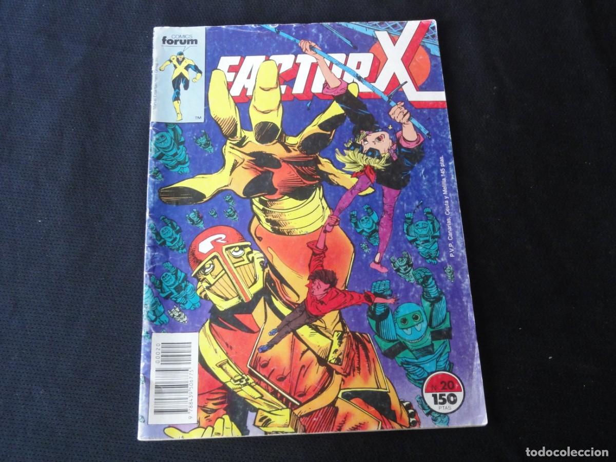 C&oacute;mics: FACTOR X N&ordm; 20. VOLUMEN 1. 1988-1995. MARVEL COMICS FORUM. C-3B - Foto 1