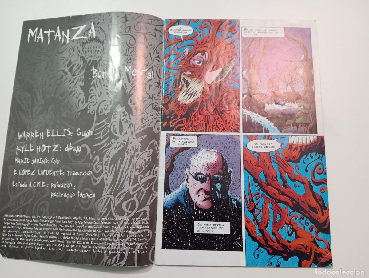 C&oacute;mics: TOMO &Uacute;NICO. MATANZA, BOMBA MENTAL. GRAPA. FORUM. MARVEL. 1996. - Foto 3