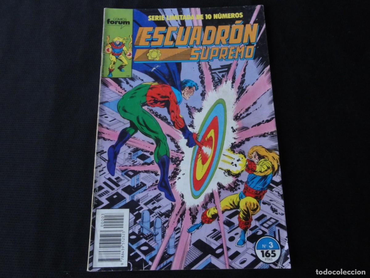 C&oacute;mics: ESCUADR&Oacute;N SUPREMO N&ordm;3. 1990. MARVEL COMICS FORUM. C-2B - Foto 1