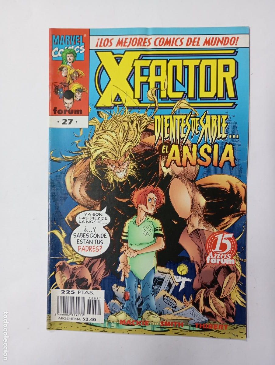 C&oacute;mics: X-FACTOR N&ordm; 27. DIENTES DE SABLE. MARVEL C&Oacute;MICS F&Oacute;RUM. TDKC14 - Foto 1