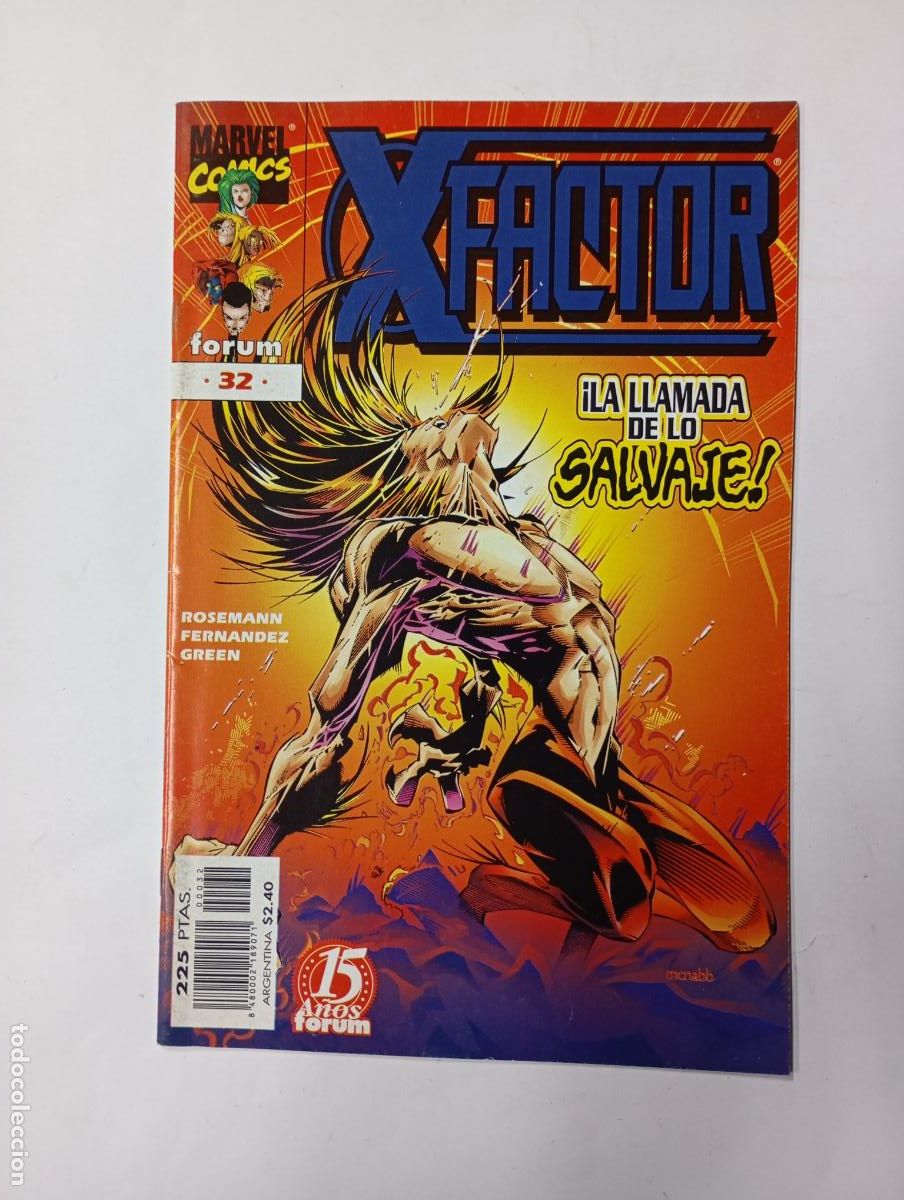 C&oacute;mics: X-FACTOR N&ordm; 32. LA LLAMADA DE LO SALVAJE. MARVEL C&Oacute;MICS F&Oacute;RUM. TDKC14 - Foto 1