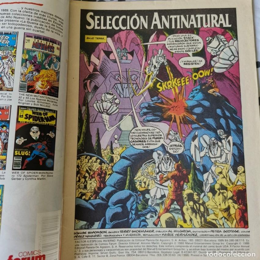C&oacute;mics: FACTOR X - LA GUERRA DE LA EVOLUCION - ESPECIAL INVIERNO - MARVEL COMICS - COMICS FORUM - 64 PAGS - Foto 3