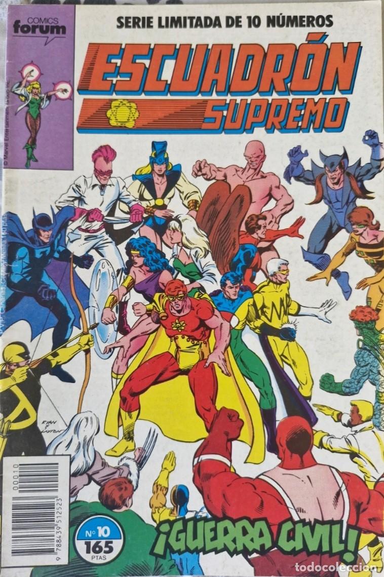C&oacute;mics: ESCUADR&Oacute;N SUPREMO - N&Uacute;MERO 10 - VOL 1 - MARVEL C&Oacute;MICS - FORUM - Foto 1