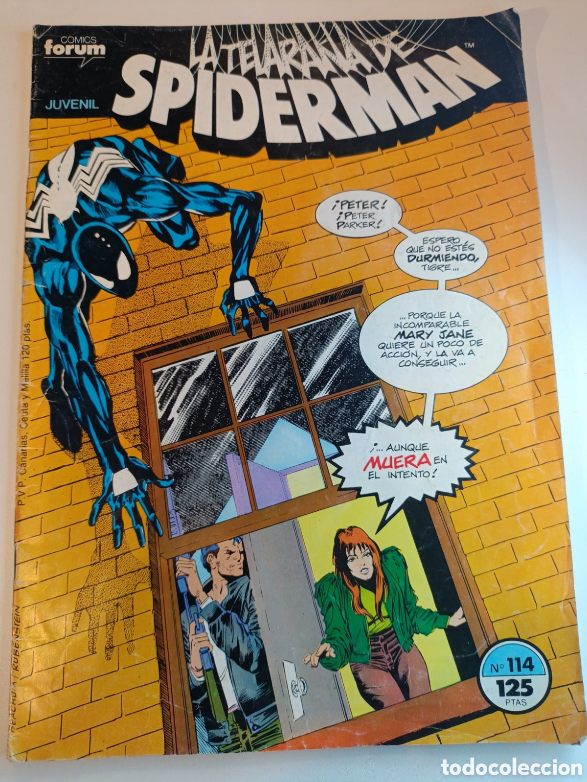 C&oacute;mics: La telerala SPIDERMAN N&uacute;m 114.a&ntilde;o 1986 - Foto 1
