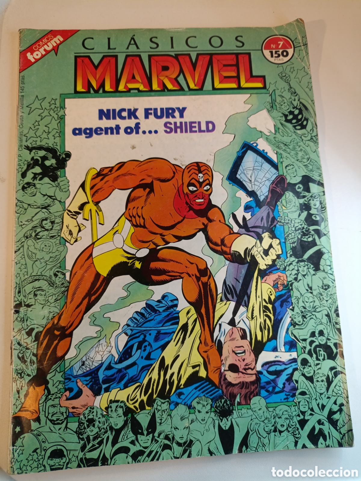 C&oacute;mics: Cl&aacute;sicos de Marvel N&uacute;m 7 a&ntilde;os 1989 - Foto 1