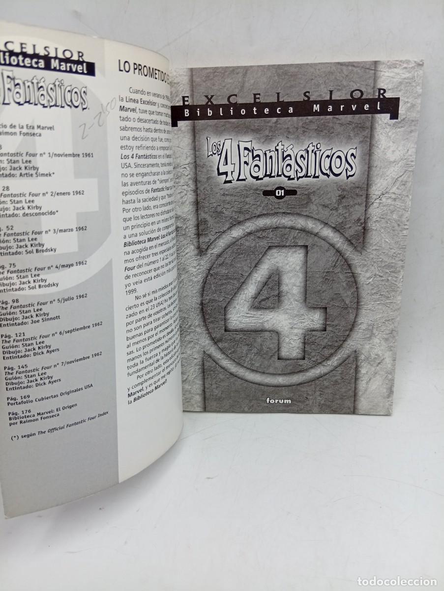C&oacute;mics: LOS 4 FANTASTICOS. N&ordm; 1. MARVEL COMICS. BIBLITECA MARVEL. EXCELSIOR. FORUM. - Foto 2
