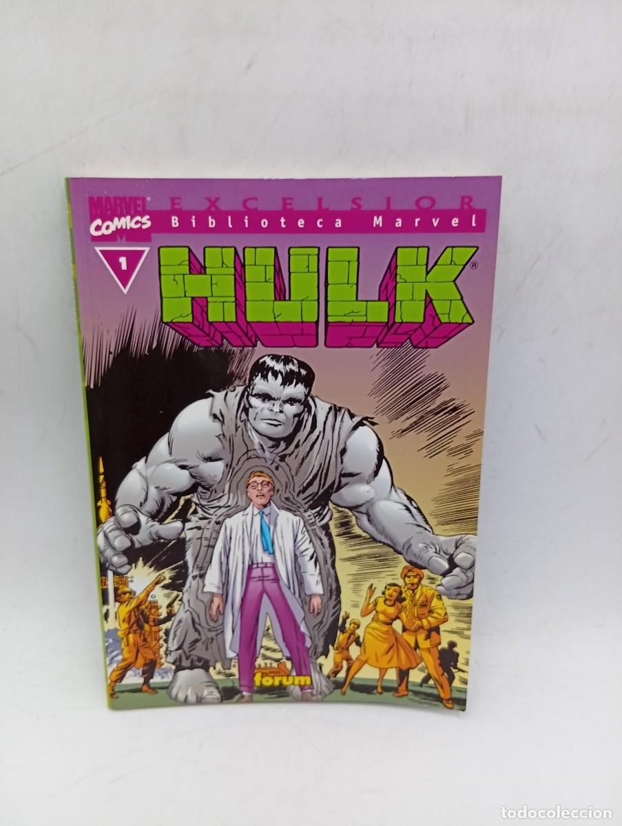 C&oacute;mics: HULK. N&ordm; 1. MARVEL COMICS. BIBLITECA MARVEL. EXCELSIOR. FORUM. - Foto 1