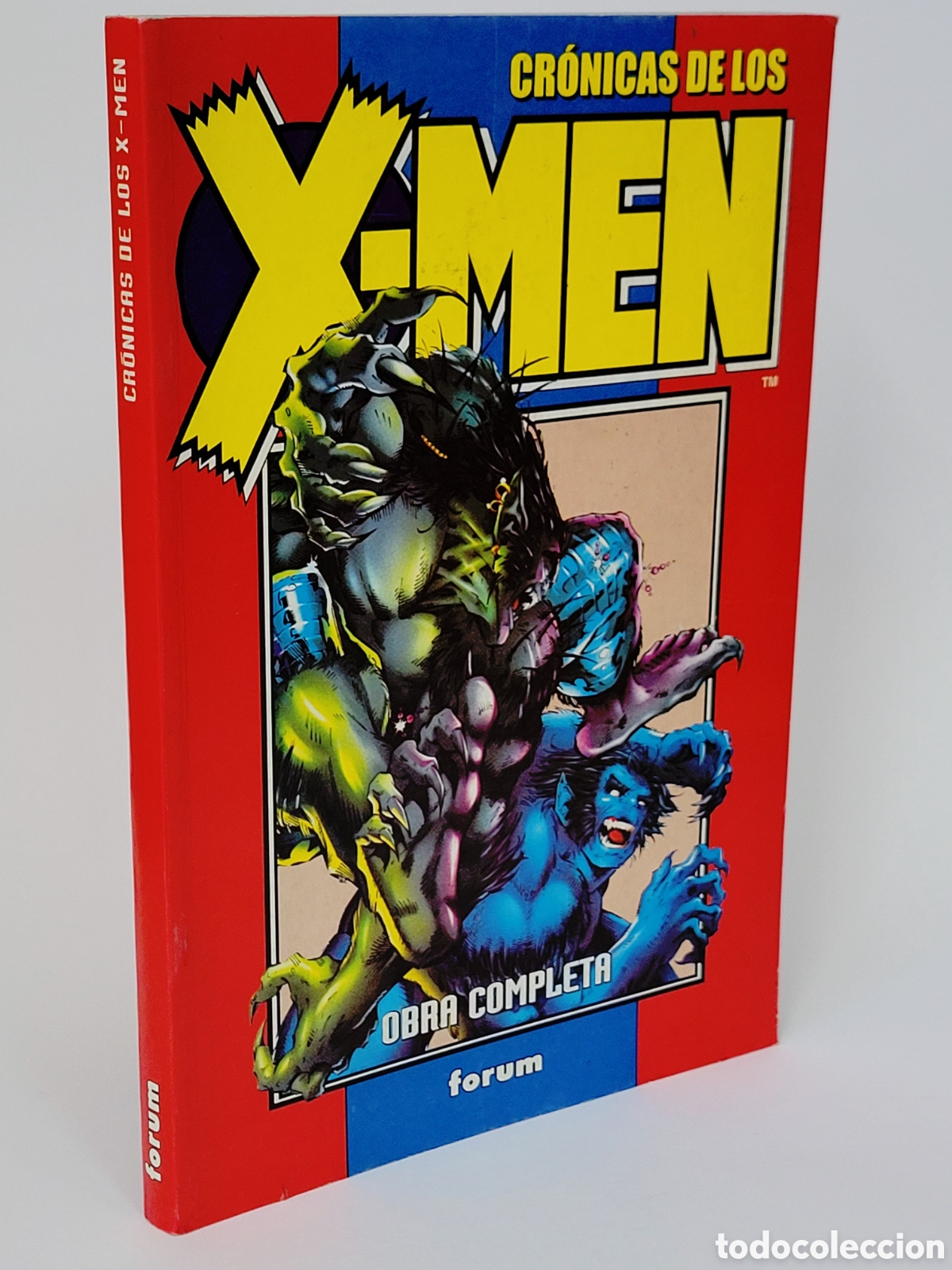 C&oacute;mics: COMIC EXCELENTE ESTADO CR&Oacute;NICAS DE LOS X-MEN OBRA COMPLETA RETAPADO FORUM MARVEL - Foto 1