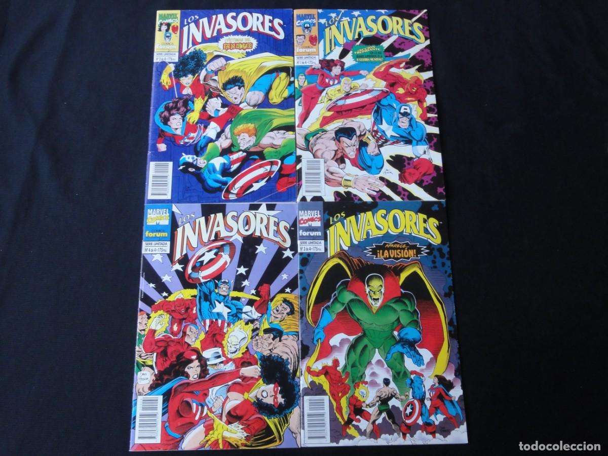 C&oacute;mics: LOS INVASORES COMPLETA. 4 N&ordm;. 1994. MARVEL COMICS FORUM. C-4B - Foto 1