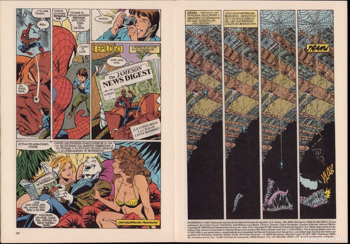 C&oacute;mics: Spiderman Vol. 1 N&ordm; 248 - C&oacute;mics Forum 1991 - Foto 4