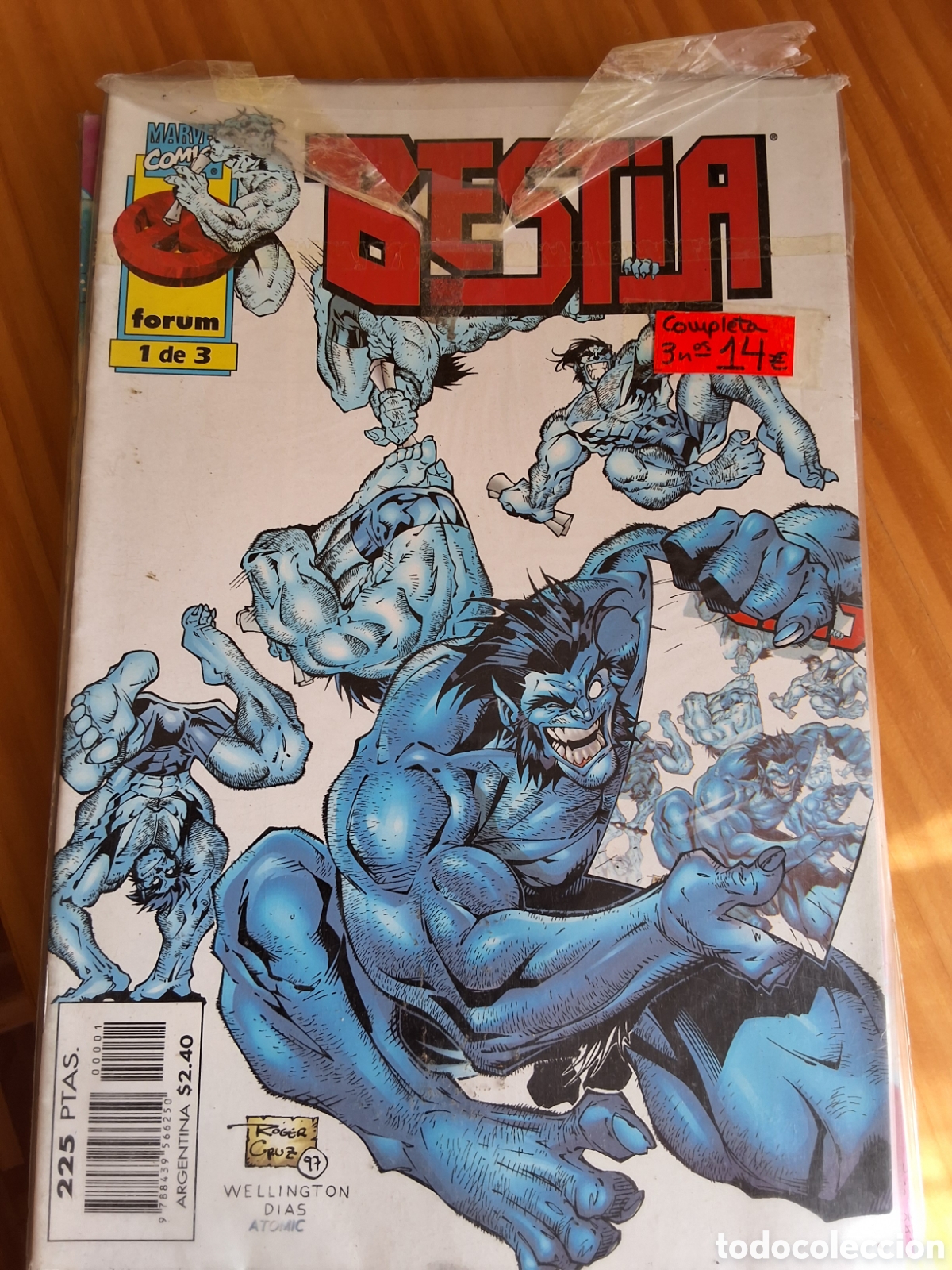 C&oacute;mics: Bestia comic coleccion completa de 3 n&uacute;meros edita forum - Foto 1