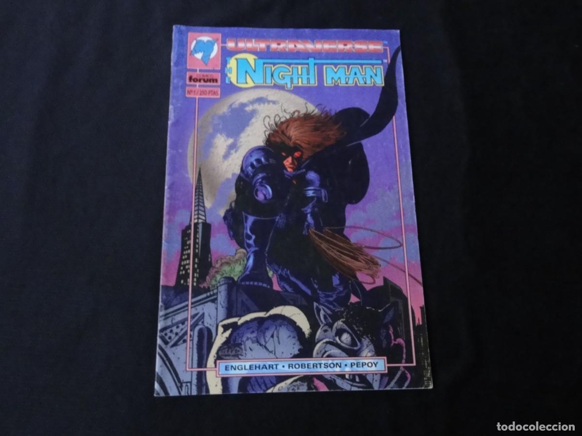 C&oacute;mics: THE NIGHT MAN N&ordm; 1 ULTRAVERSE. 1995. MARVEL COMICS FORUM. C-5B - Foto 1