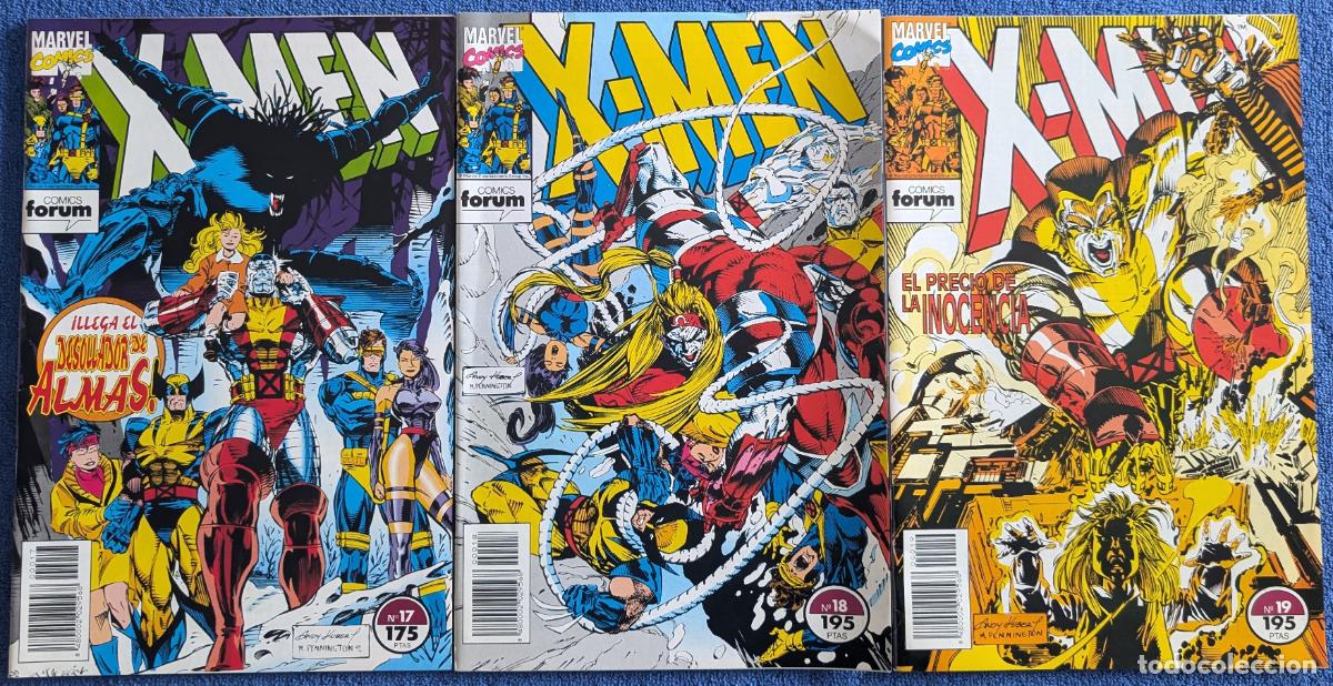 C&oacute;mics: Lote de tebeos de X-MEN (17, 8 y 19) - Forum (1993) &iexcl;Impecables! - Foto 1