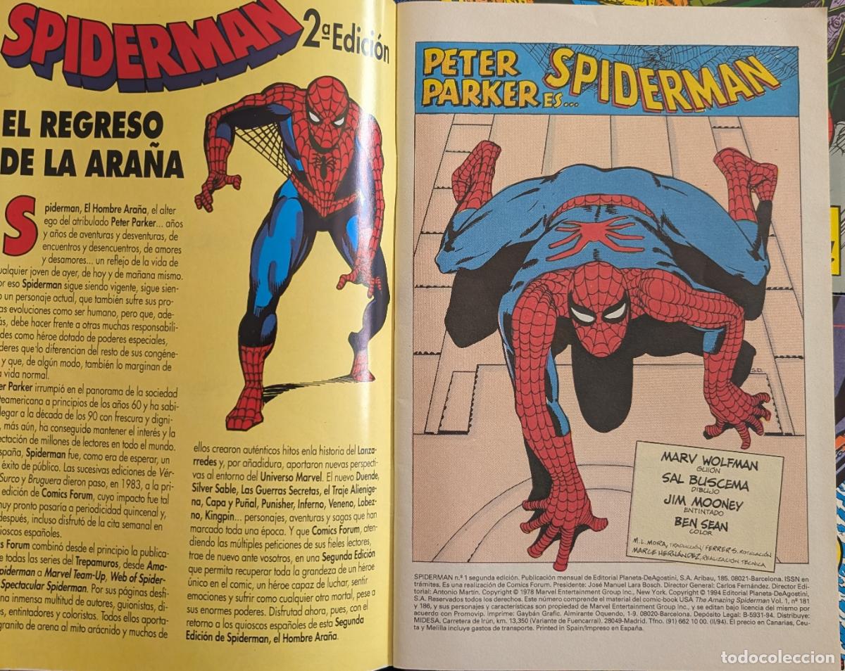 C&oacute;mics: Spiderman - El Hombre Ara&ntilde;a (1, 2, 3 y 4) - Forum (1994) - Foto 4