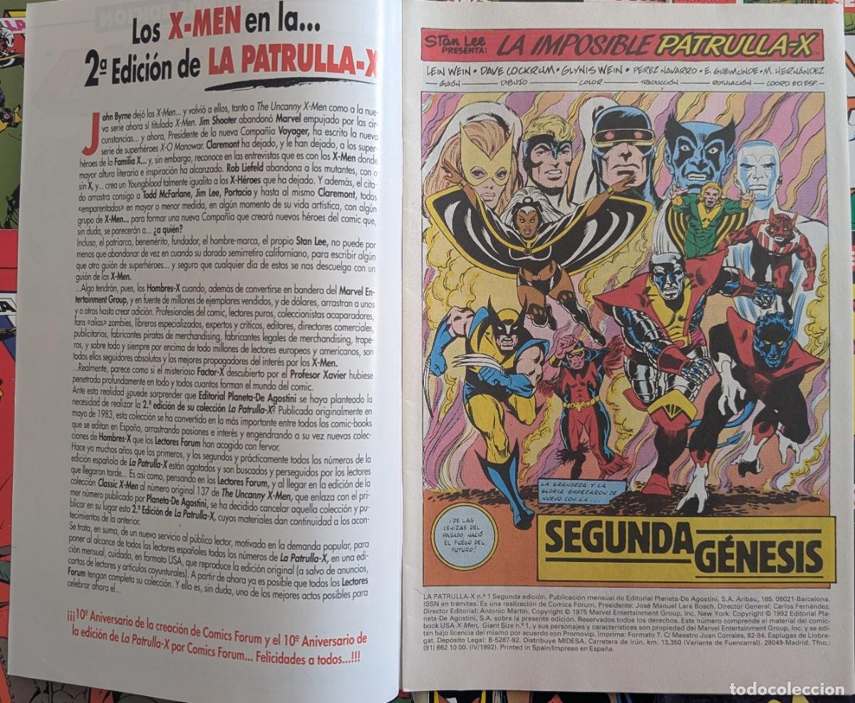 C&oacute;mics: La patrulla X (Del a al 23) - Forum (1992) &iexcl;Impecables! - Foto 3