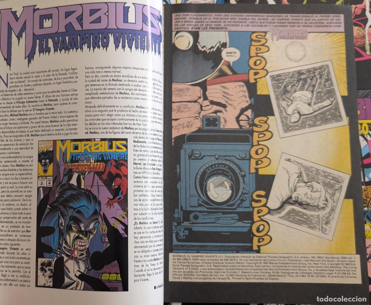 C&oacute;mics: Morbius (1, 2, 3, 4, 5, 6 y 8) - Forum (1992) &iexcl;Impecables! - Foto 4