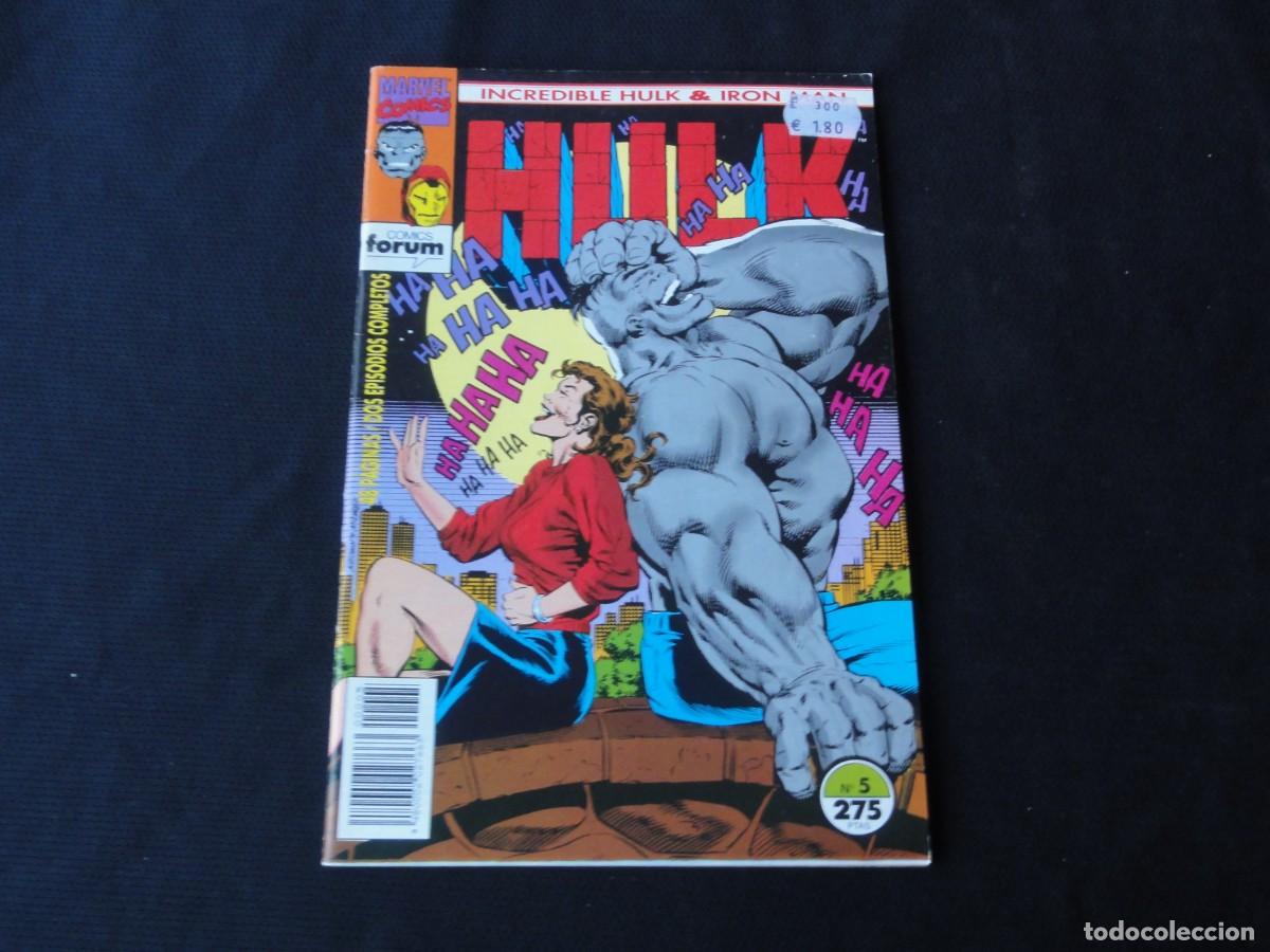 C&oacute;mics: INCREDIBLE HULK & IRON MAN. N&ordm; 5. 1993. MARVEL COMICS FORUM. C-5B - Foto 1