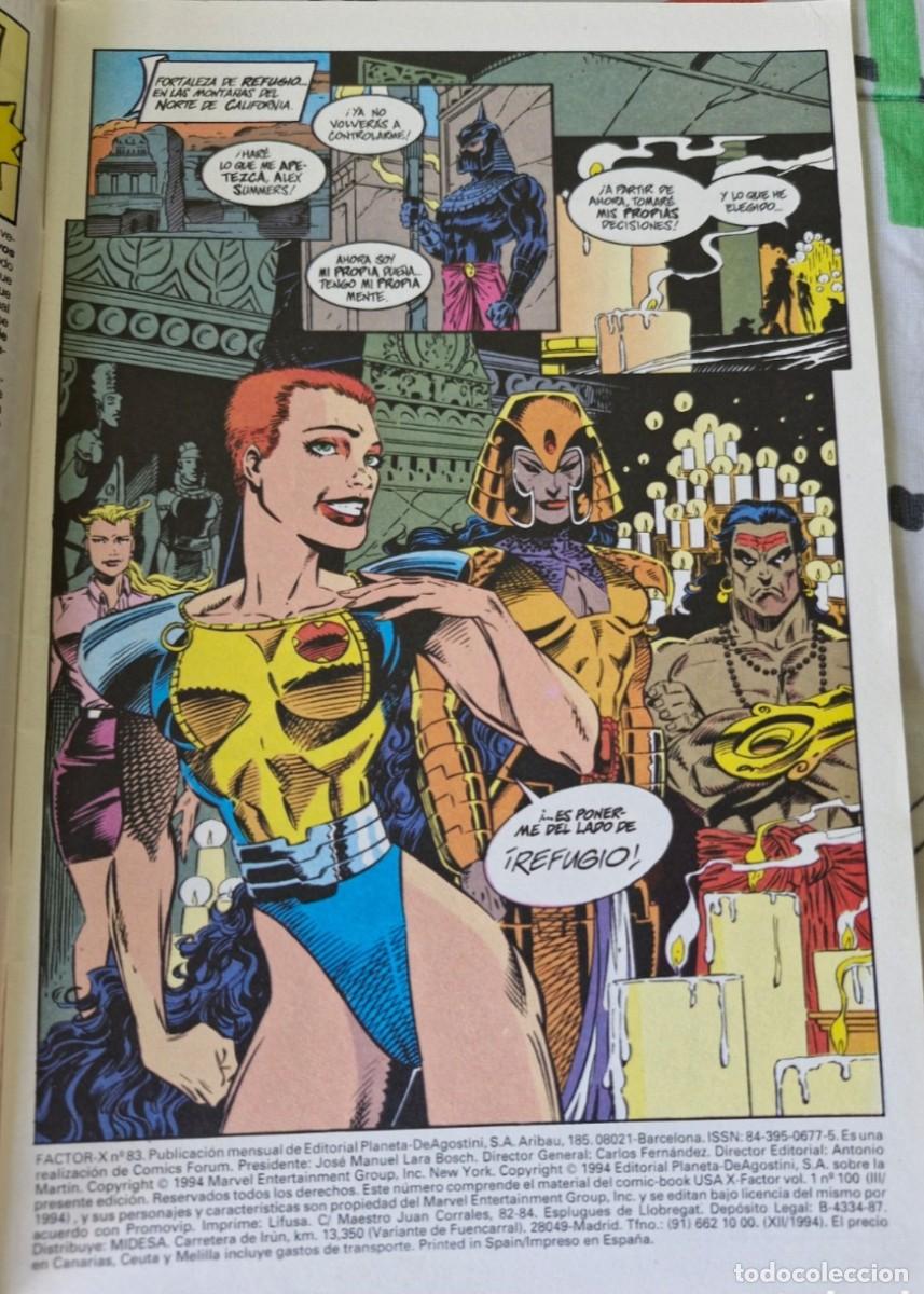 C&oacute;mics: FACTOR X 83 - FACTOR X VOLUMEN 1 83 - VOL 1 - X-FACTOR - MARVEL COMICS - COMICS FORUM - Foto 3