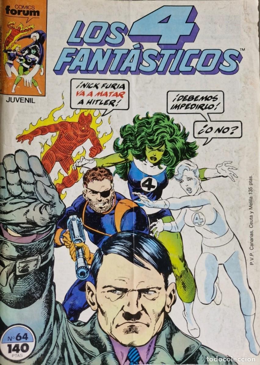 C&oacute;mics: LOS 4 FANT&Aacute;STICOS - 64 - VOLUMEN 1 - MARVEL COMICS - FORUM - 4F - Foto 1