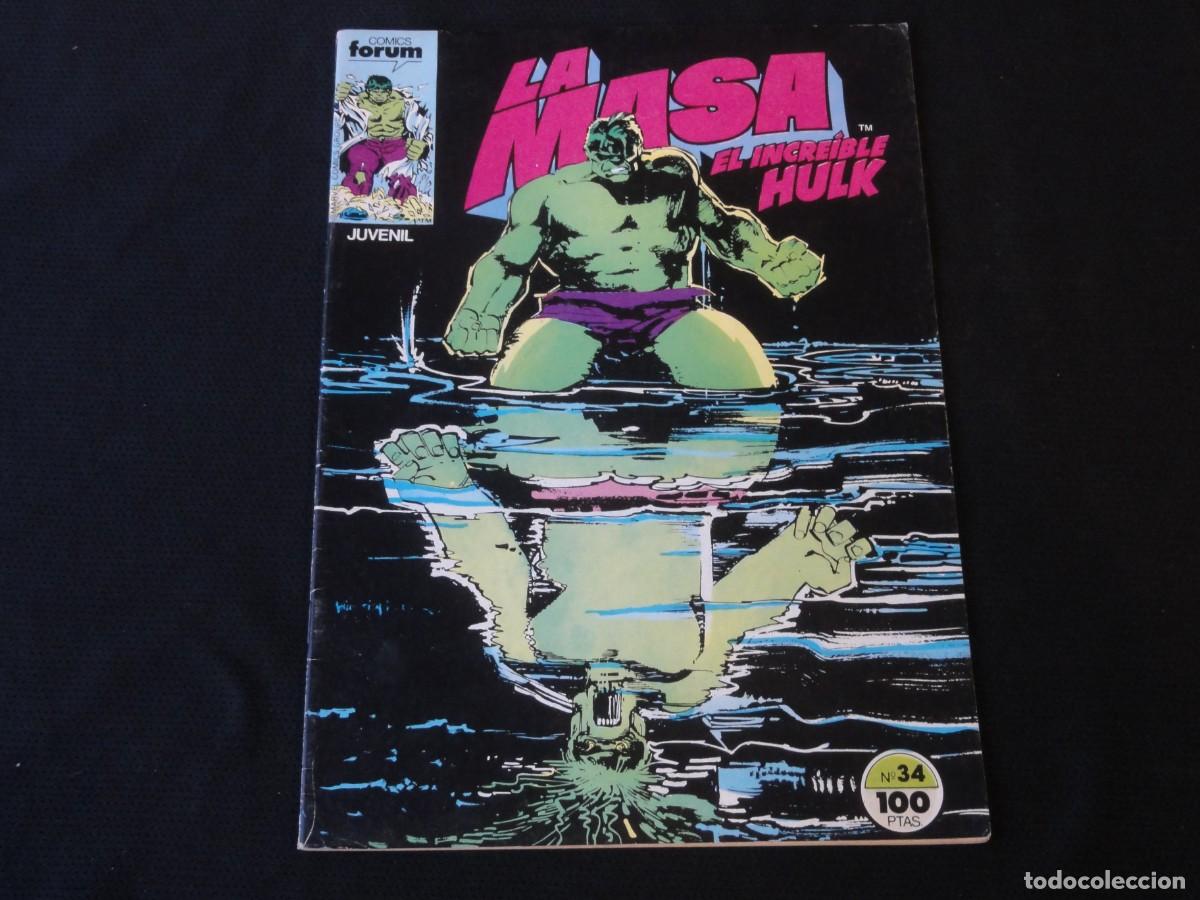 C&oacute;mics: LA MASA. N&ordm; 34. 1983-1986. MARVEL COMICS FORUM. C-5B - Foto 1
