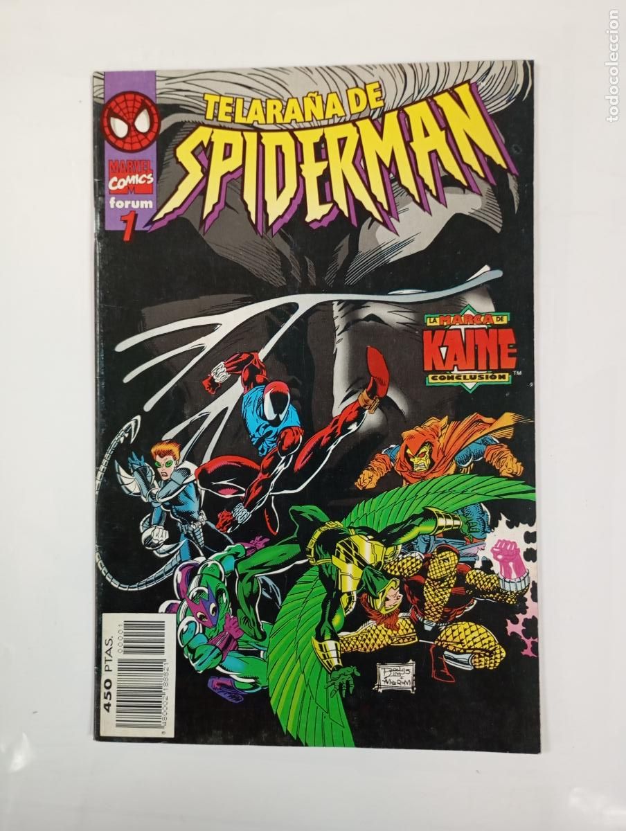 C&oacute;mics: TELARA&Ntilde;A DE SPIDERMAN. N&ordm; 1. MARVEL COMICS FORUM. TDKC26 - Foto 1