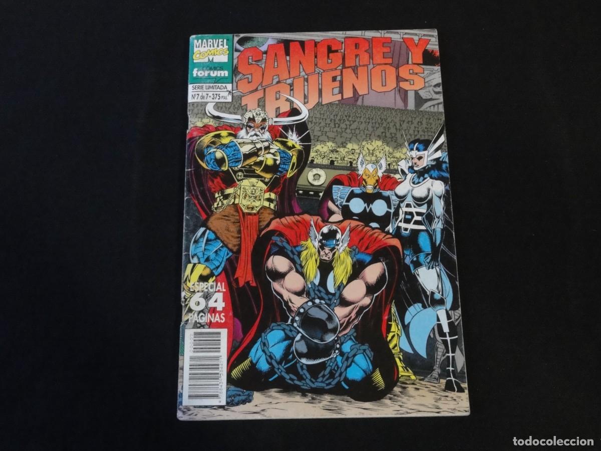 C&oacute;mics: SANGRE Y TRUENOS. N&ordm; 7 DE 7. 1994-95. MARVEL COMICS FORUM. C-5B - Foto 1