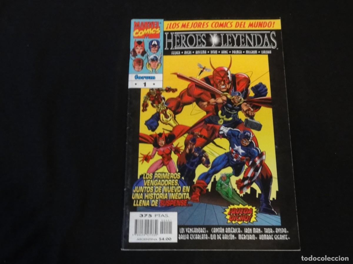 C&oacute;mics: MARVEL. HEROES Y LEYENDAS. N&ordm; 1. 1998. MARVEL COMICS FORUM. C-5B - Foto 1