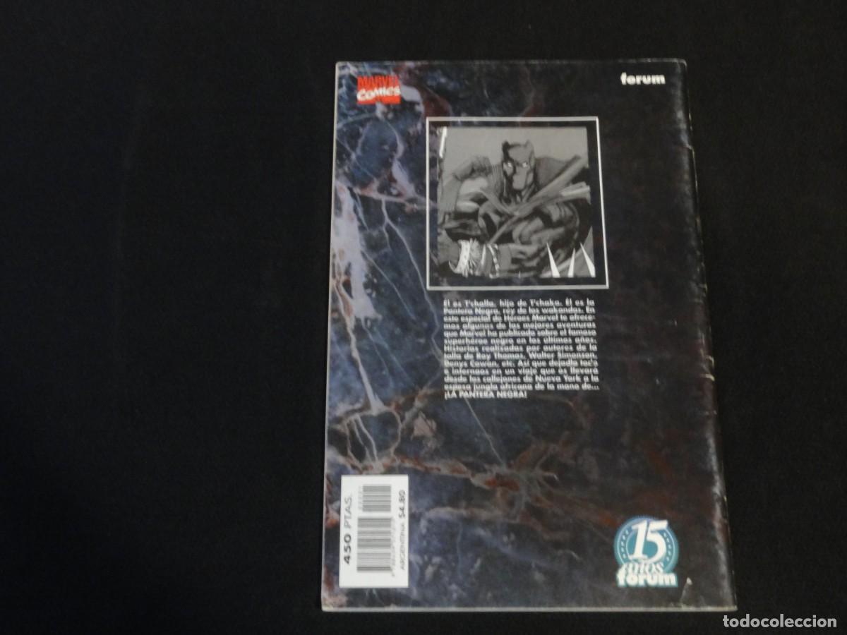 C&oacute;mics: HEROES MARVEL. PANTERA NEGRA. N&ordm; 8 DE 10. 1998. MARVEL COMICS FORUM. C-5B - Foto 2