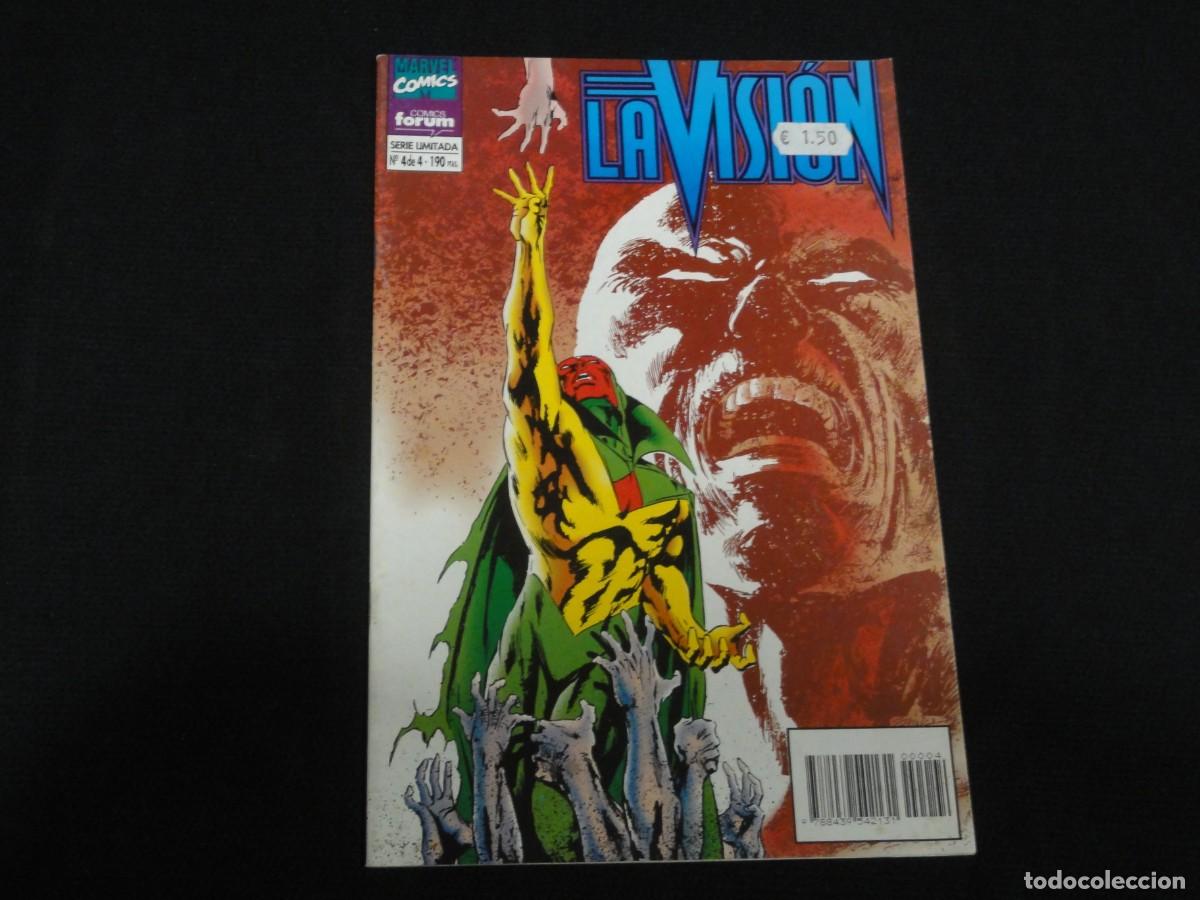C&oacute;mics: LA VISI&Oacute;N. SERIE LIMITADA. N&ordm; 4 DE 4. A&Ntilde;O 1995. MARVEL COMICS FORUM. C-6B - Foto 1