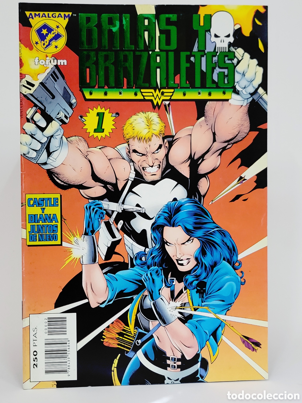 C&oacute;mics: C&Oacute;MIC BALAS Y BRAZALETES 1 AMALGAM FORUM MARVEL MUY BUEN ESTADO - Foto 1