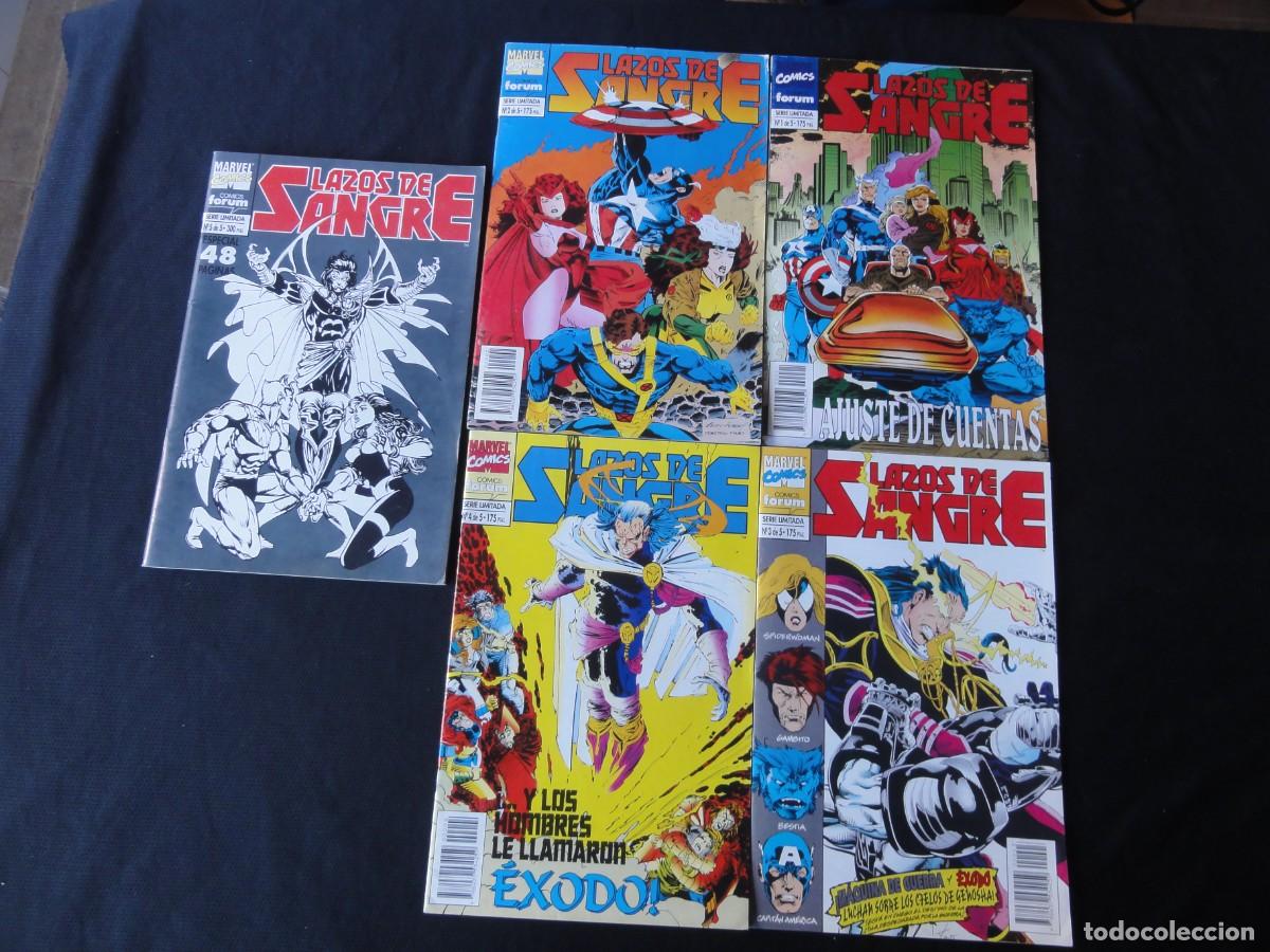 C&oacute;mics: LAZOS DE SANGRE COMPLETA 5 N&ordm;. A&Ntilde;O 1994. MARVEL COMICS FORUM. C-6B - Foto 1