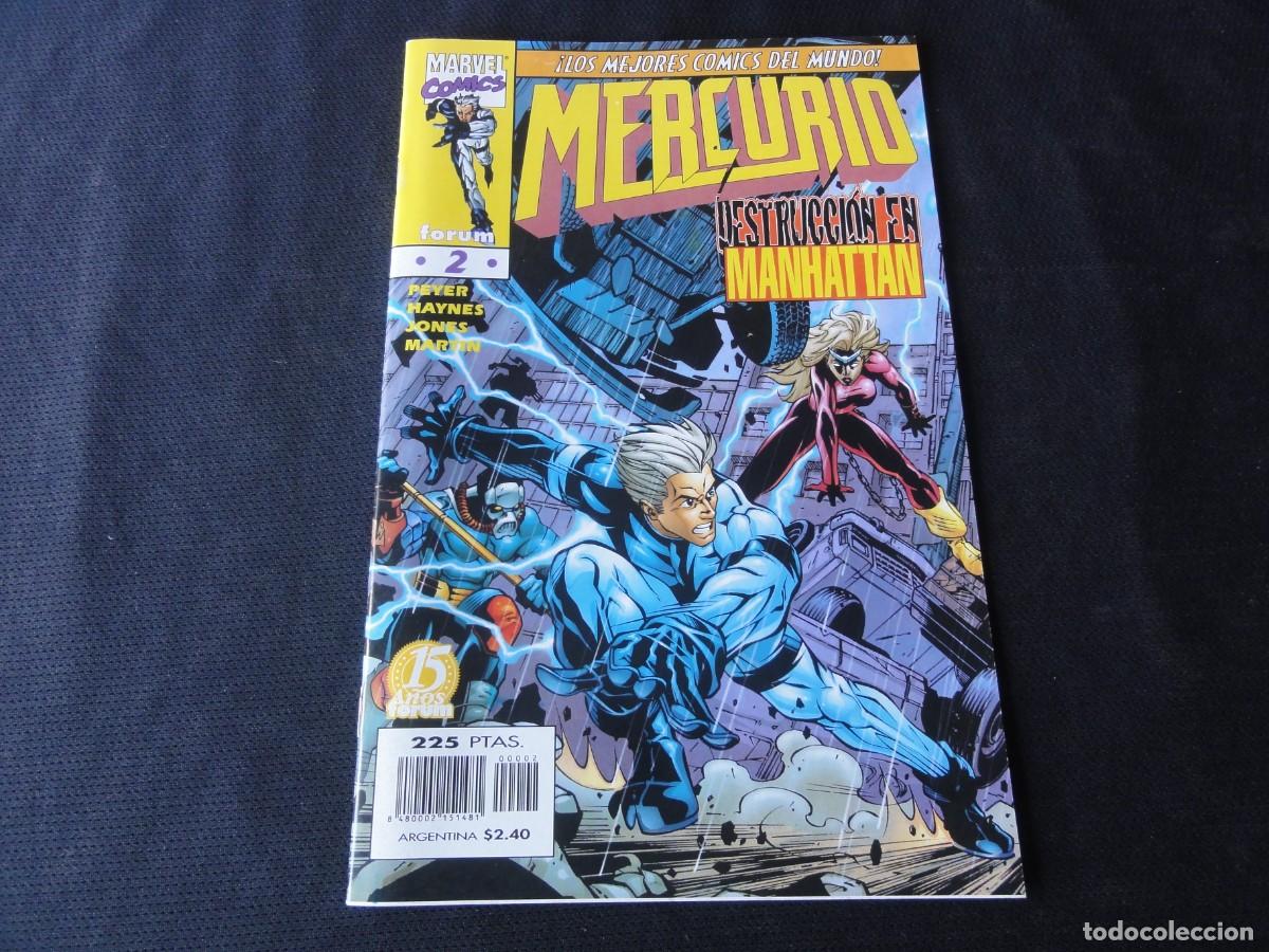 C&oacute;mics: MERCURIO. N&ordm; 2 DE 13 . A&Ntilde;O 1998-1999. MARVEL COMICS FORUM. C-7B - Foto 1