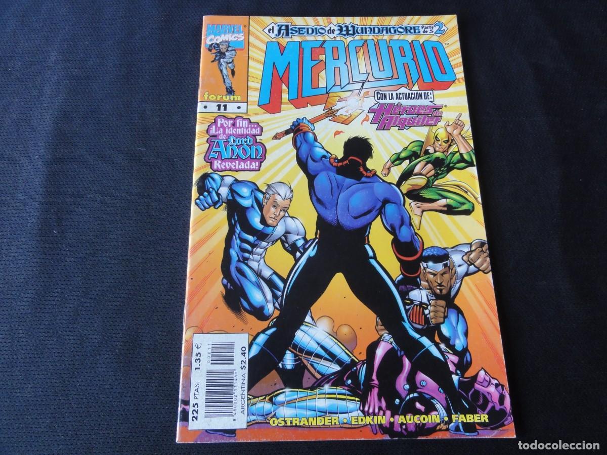 C&oacute;mics: MERCURIO. N&ordm; 11 DE 13 . A&Ntilde;O 1998-1999. MARVEL COMICS FORUM. C-7B - Foto 1