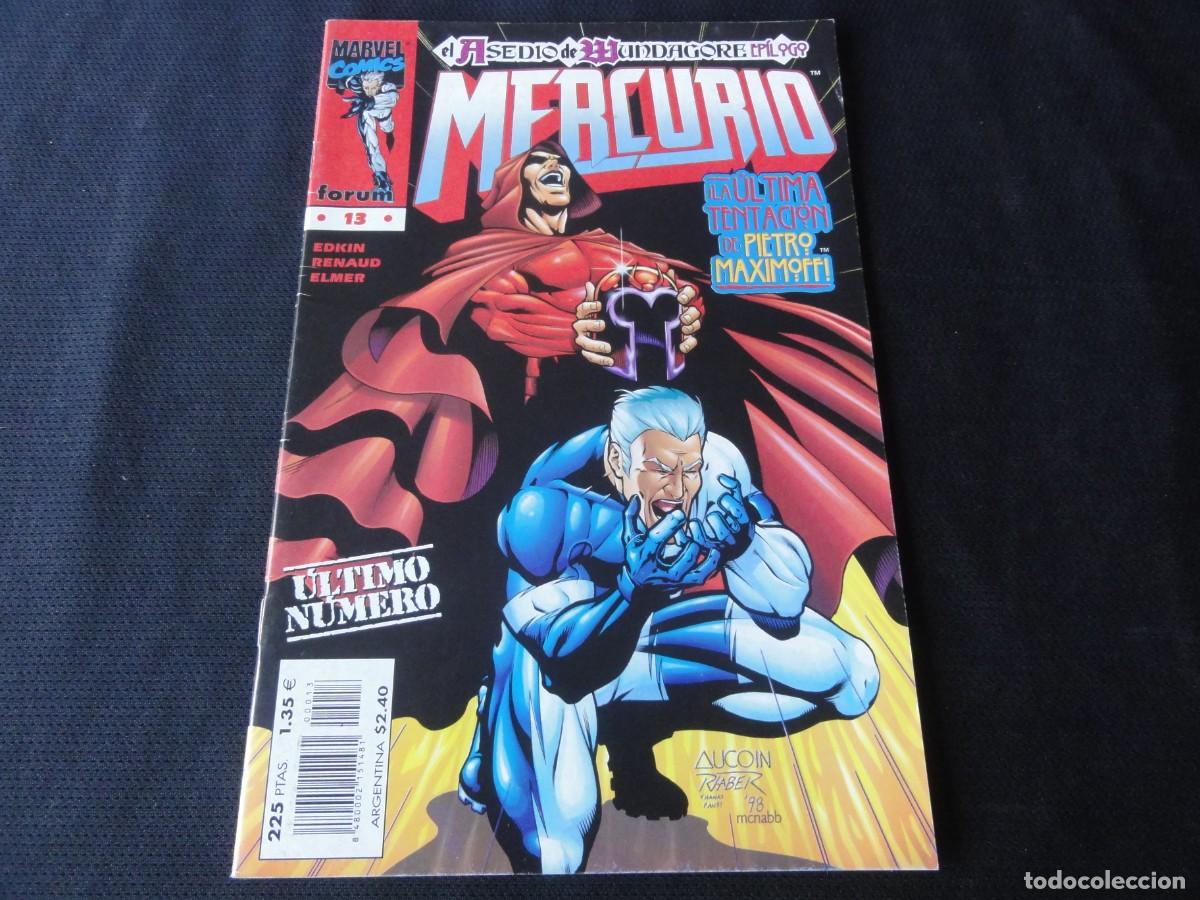 C&oacute;mics: MERCURIO. N&ordm; 13 DE 13 . A&Ntilde;O 1998-1999. MARVEL COMICS FORUM. C-7B - Foto 1