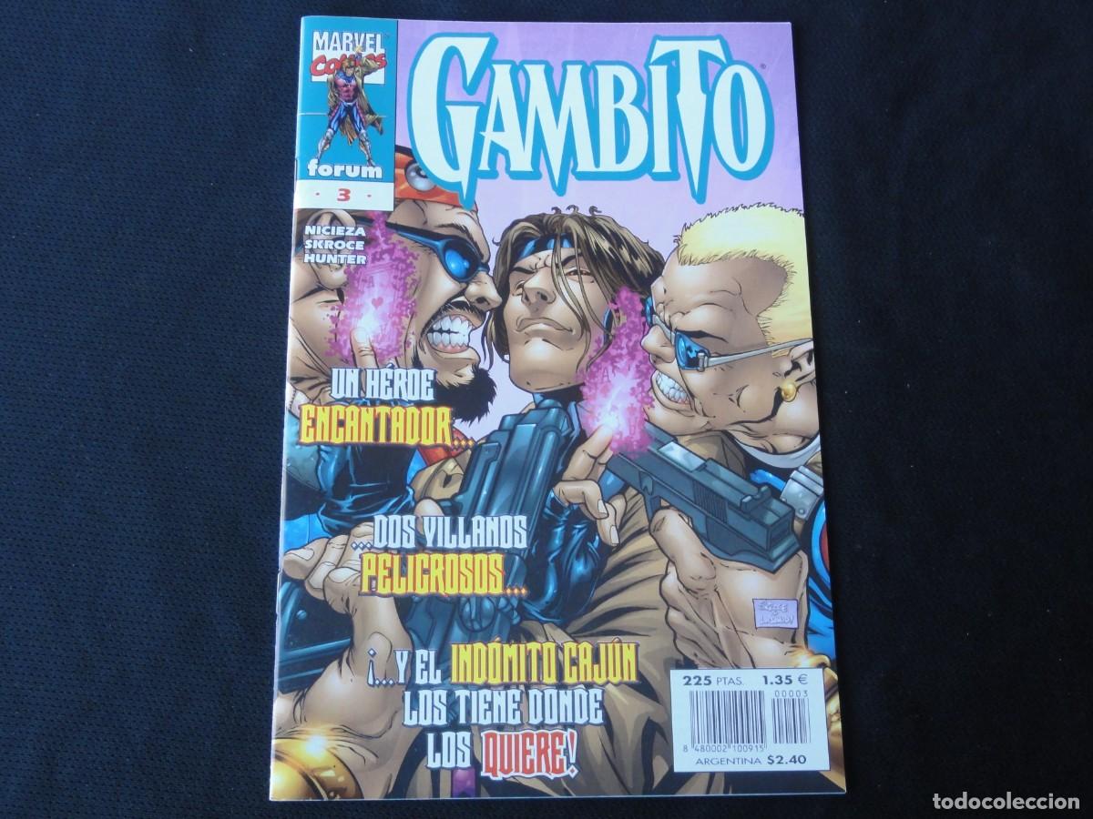 C&oacute;mics: GAMBITO. N&ordm; 3 DE 16. A&Ntilde;O 1999-2001. MARVEL COMICS FORUM. C-6B - Foto 1