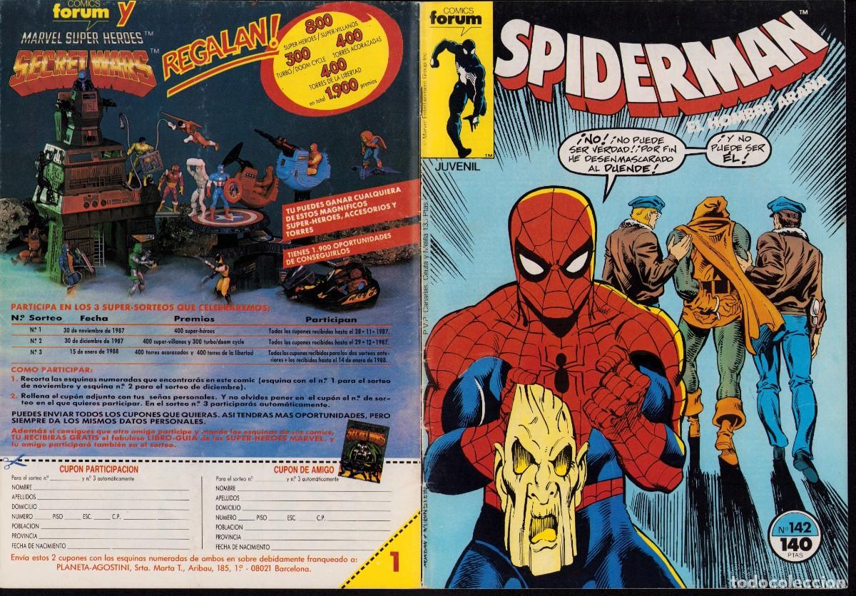 C&oacute;mics: Spiderman Vol. 1 N&ordm; 142 - C&oacute;mics Forum 1987 - Foto 1