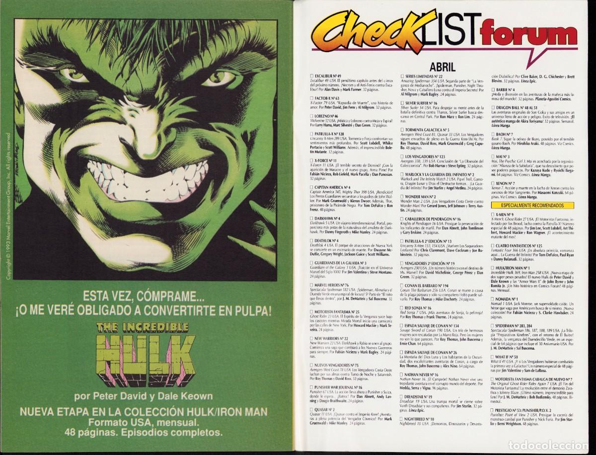 C&oacute;mics: Spiderman Vol. 1 N&ordm; 283 - C&oacute;mics Forum 1993 - Foto 7