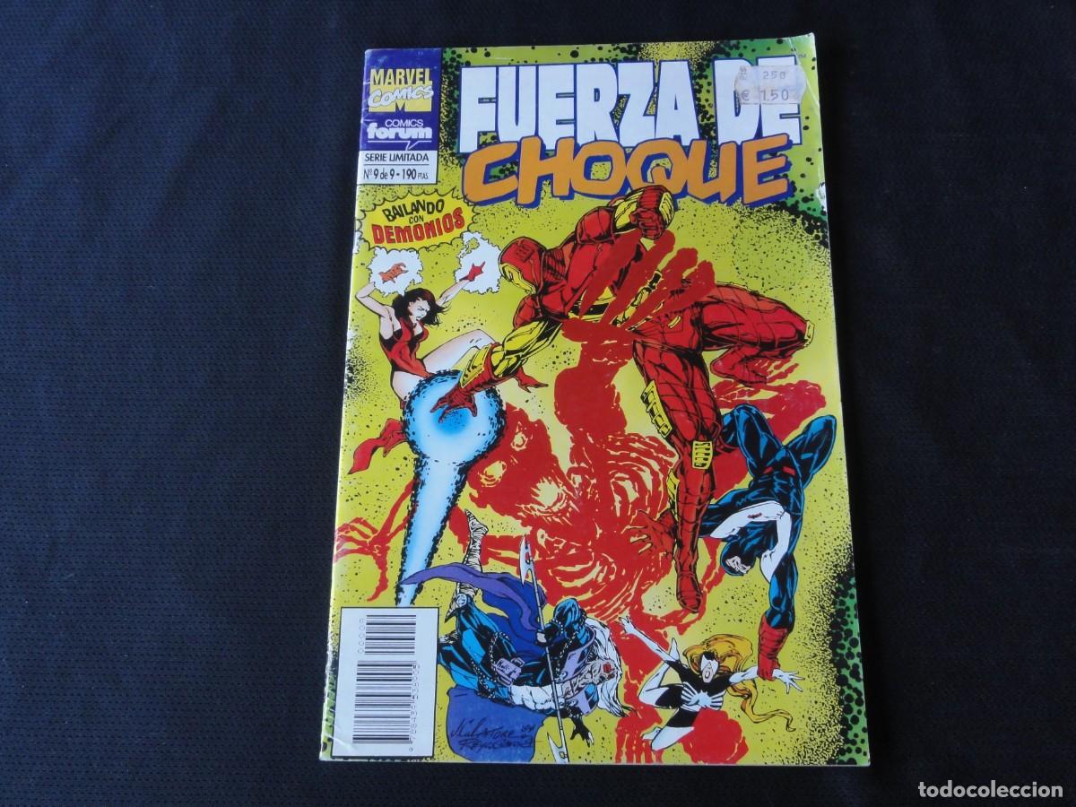 C&oacute;mics: FUERZA DE CHOQUE. N&ordm; 9 DE 9. A&Ntilde;O 1995. MARVEL COMICS FORUM. C-7B - Foto 1