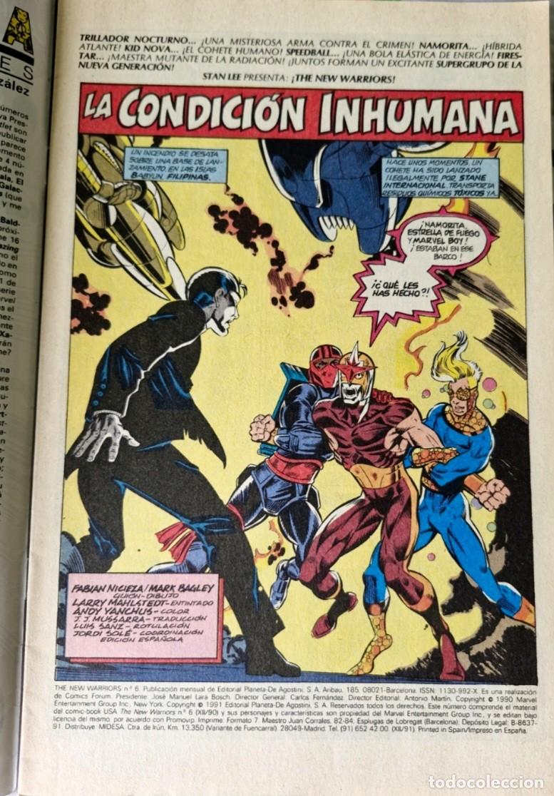 C&oacute;mics: THE NEW WARRIORS - N&Uacute;MERO 6 - VOL 1 - MARVEL C&Oacute;MICS - FORUM - Foto 3