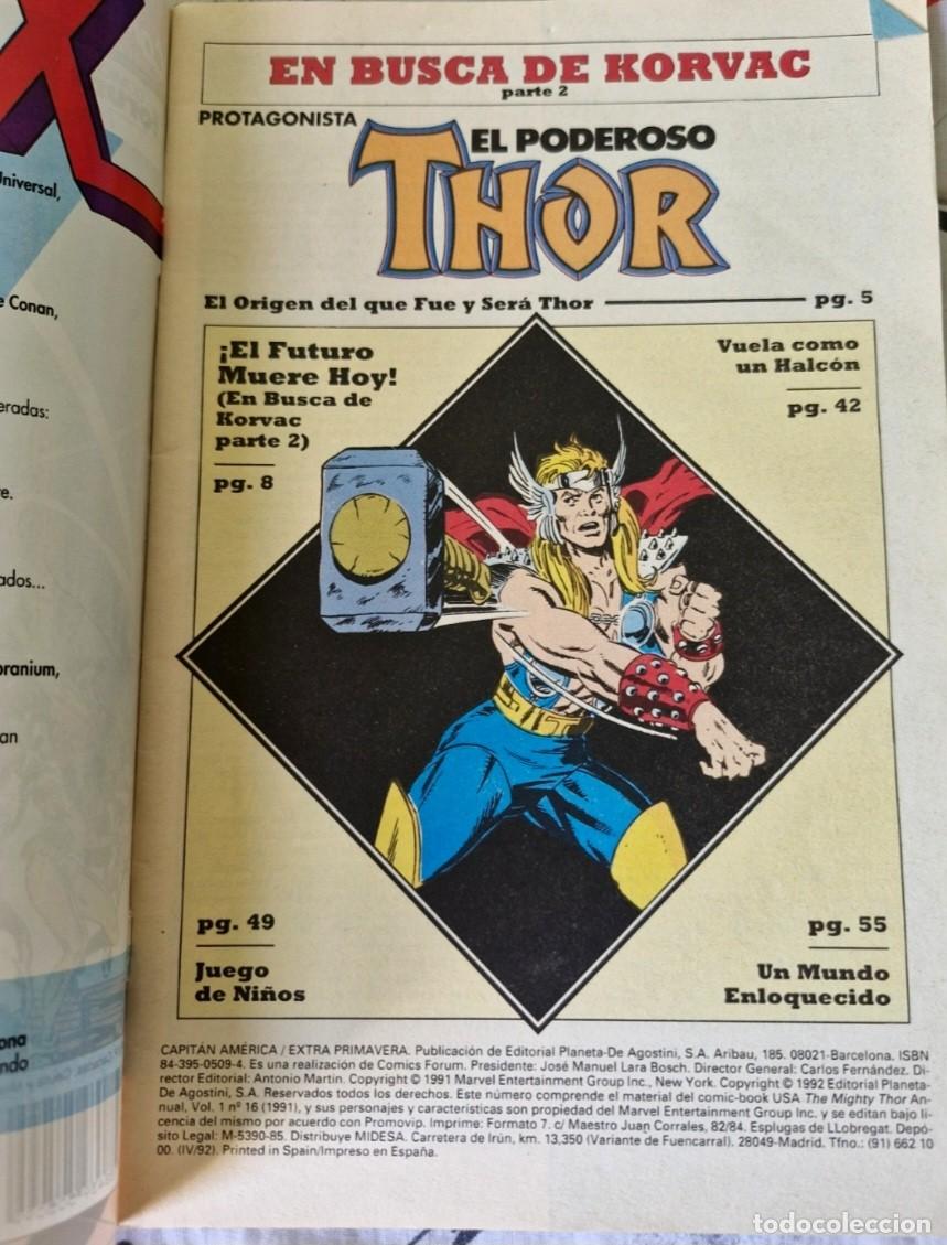 C&oacute;mics: CAPITAN AMERICA PRESENTA - THOR - EXTRA PRIMAVERA - EN BUSCA DE KORVAC - FORUM - MARVEL - GRAPA - Foto 3
