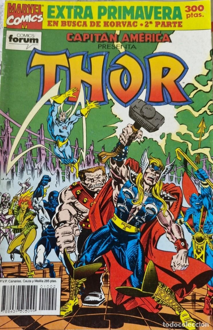 C&oacute;mics: CAPITAN AMERICA PRESENTA - THOR - EXTRA PRIMAVERA - EN BUSCA DE KORVAC - FORUM - MARVEL - GRAPA - Foto 1