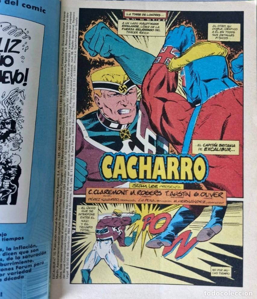 C&oacute;mics: EXCALIBUR 10 - VOLUMEN 1 - VOL 1 - SERIE REGULAR - MARVEL COMICS - FORUM - Foto 3