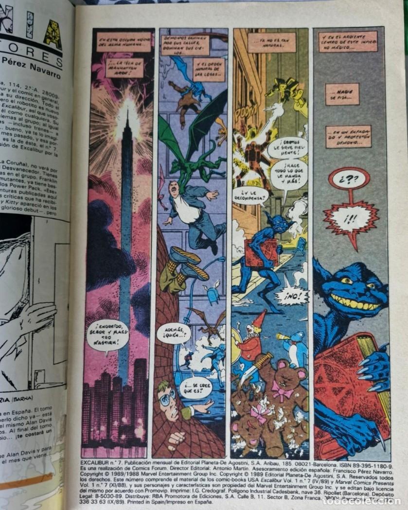 C&oacute;mics: EXCALIBUR 7 - VOLUMEN 1 - VOL 1 - SERIE REGULAR - MARVEL COMICS - FORUM - Foto 3