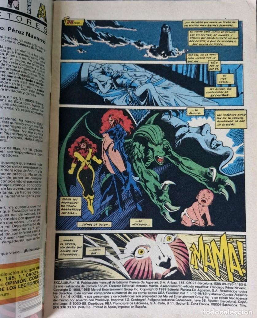 C&oacute;mics: EXCALIBUR 6 - VOLUMEN 1 - VOL 1 - SERIE REGULAR - MARVEL COMICS - FORUM - Foto 3