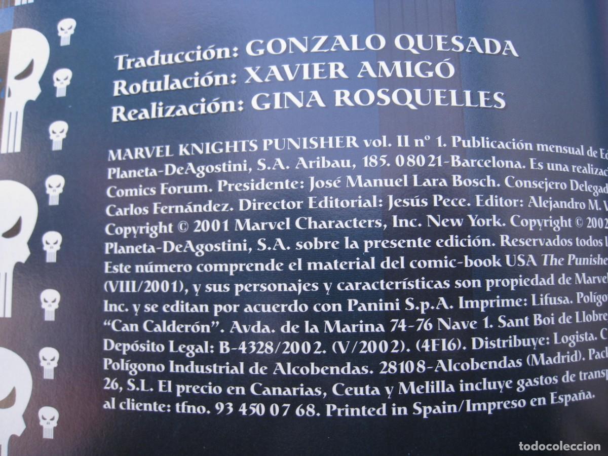 C&oacute;mics: MARVEL KNIGHTS - PUNISHER - VOL.2 - N&ordm; 1 - FORUM. - Foto 7