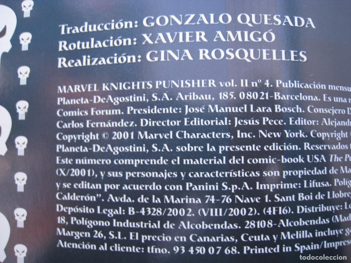 C&oacute;mics: MARVEL KNIGHTS - PUNISHER - VOL.2 - N&ordm; 4 - FORUM. - Foto 7