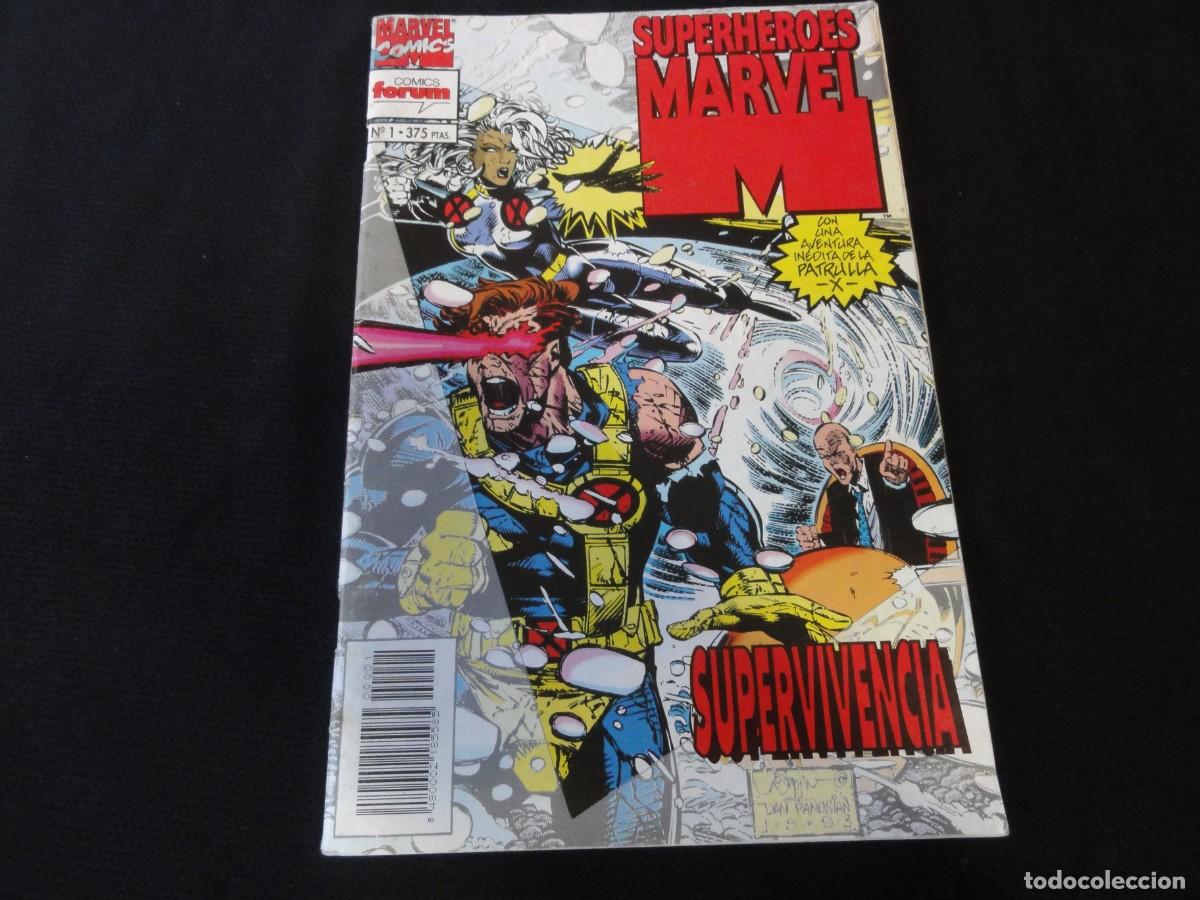 C&oacute;mics: SUPER H&Eacute;ROES MARVEL. N&ordm; 1 DE 21. A&Ntilde;O 1994-1995. MARVEL COMICS FORUM. C-7B - Foto 1
