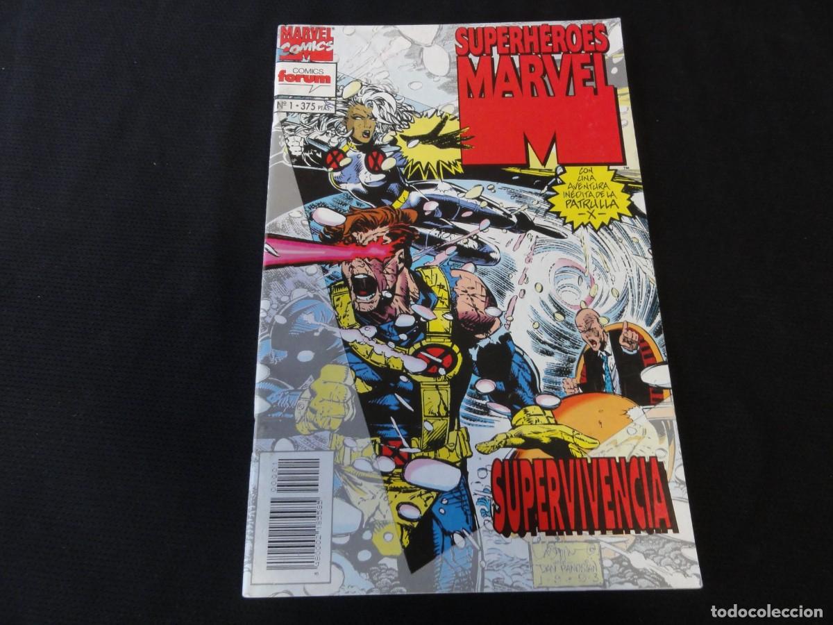 C&oacute;mics: SUPER H&Eacute;ROES MARVEL. N&ordm; 1 DE 21. A&Ntilde;O 1994-1995. MARVEL COMICS FORUM. C-7B - Foto 1