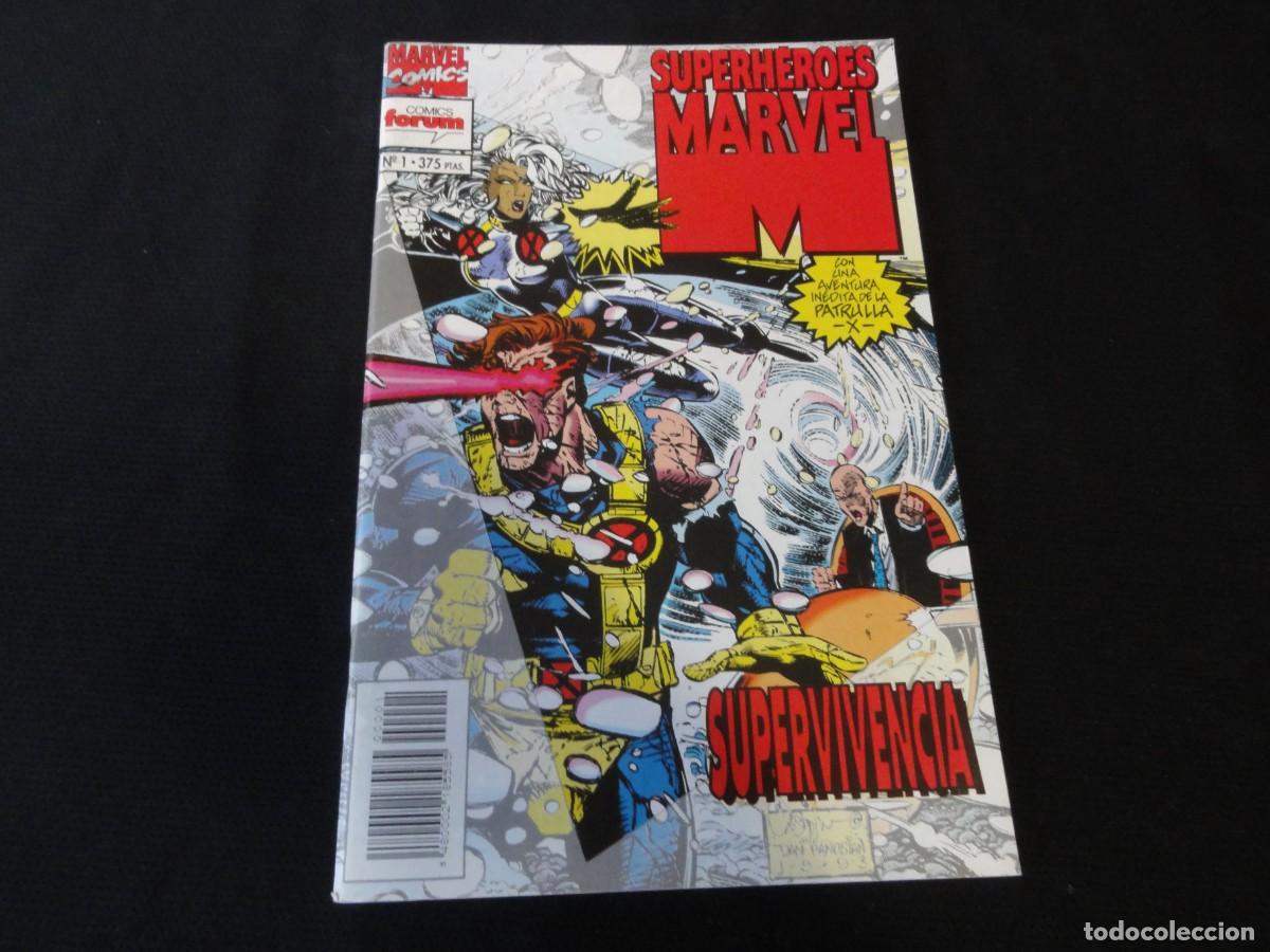 C&oacute;mics: SUPER H&Eacute;ROES MARVEL. N&ordm; 1 DE 21. A&Ntilde;O 1994-1995. MARVEL COMICS FORUM. C-7B - Foto 1